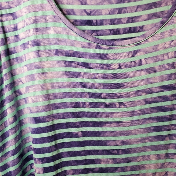 India Boutique Tie-Dye Stripe Tank Dress - Picture 4 of 7